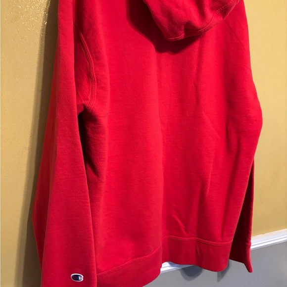 Champion Red Streetwear Hoodie Sweatshirt – Athleisure Retro – Men’s XL - Picture 10 of 13